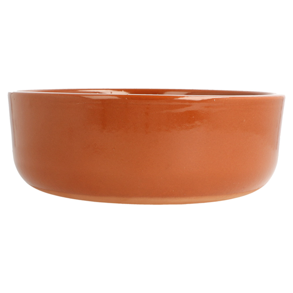 Garcia De Pou RECIPIENTES DE LOZA PARA ENSALADA 812 ML Ø 17 1x5 38 CM MARRÓN ROJIZO CERÁMICA (8 UNID.)