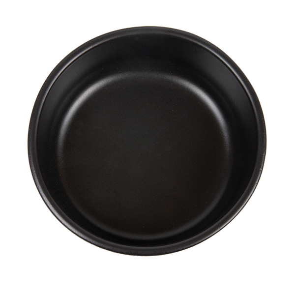 Garcia De Pou RECIPIENTES DE LOZA PARA ENSALADA 812 ML Ø17 1x5 38 CM NEGRO CERÁMICA (8 UNID.)