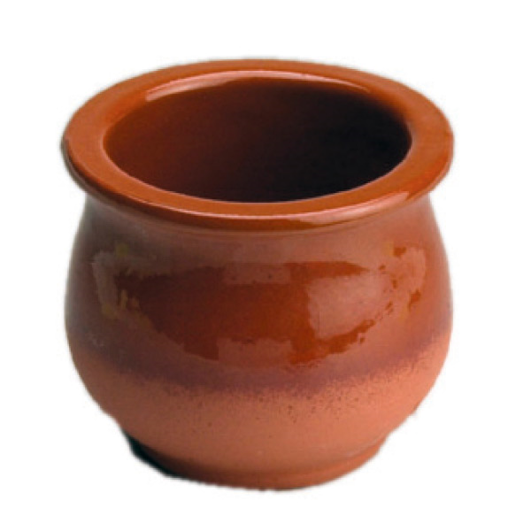 Garcia De Pou RECIPIENTES DE LOZA PARA REQUESÓN 180 ML Ø 8x6 7 CM MARRÓN ROJIZO CERÁMICA (50 UNID.)
