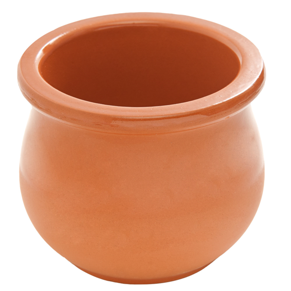 Garcia de pou RECIPIENTES DE LOZA PARA REQUESÓN 180 ML Ø 8x6 7 CM MARRÓN ROJIZO CERÁMICA (50 UNID.)