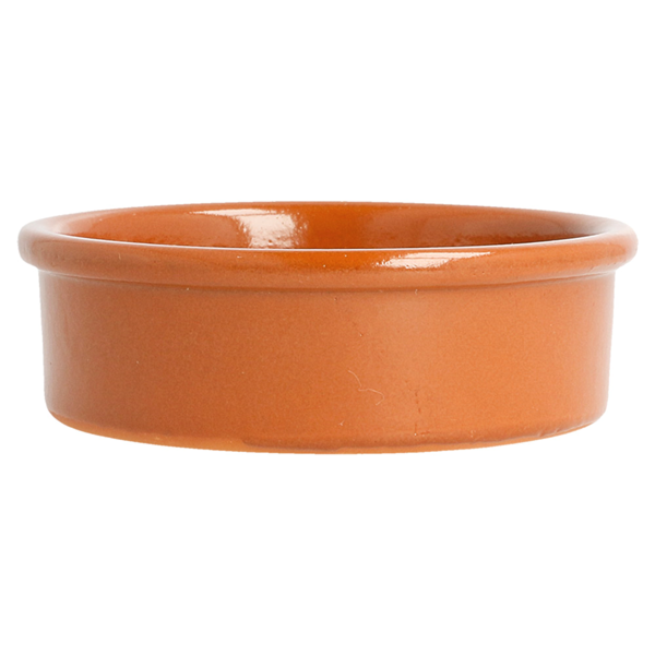 Garcia De Pou RECIPIENTES DE LOZA PARA TAPAS 100 ML Ø 8 95x2 9 CM MARRÓN ROJIZO CERÁMICA (42 UNID.)