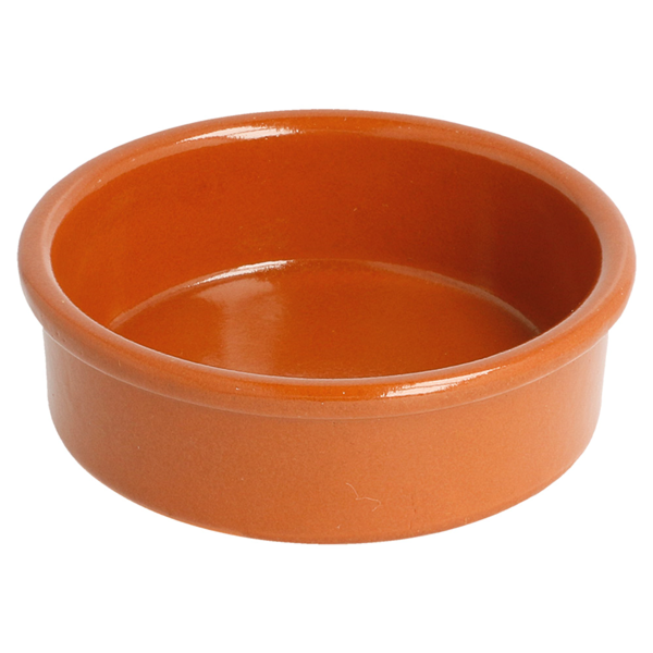 Garcia de pou RECIPIENTES DE LOZA PARA TAPAS 100 ML Ø 8 95x2 9 CM MARRÓN ROJIZO CERÁMICA (42 UNID.)