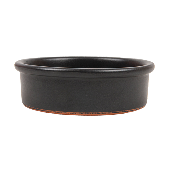 Garcia De Pou RECIPIENTES DE LOZA PARA TAPAS 100 ML Ø8 95x2 9 CM NEGRO CERÁMICA (42 UNID.)