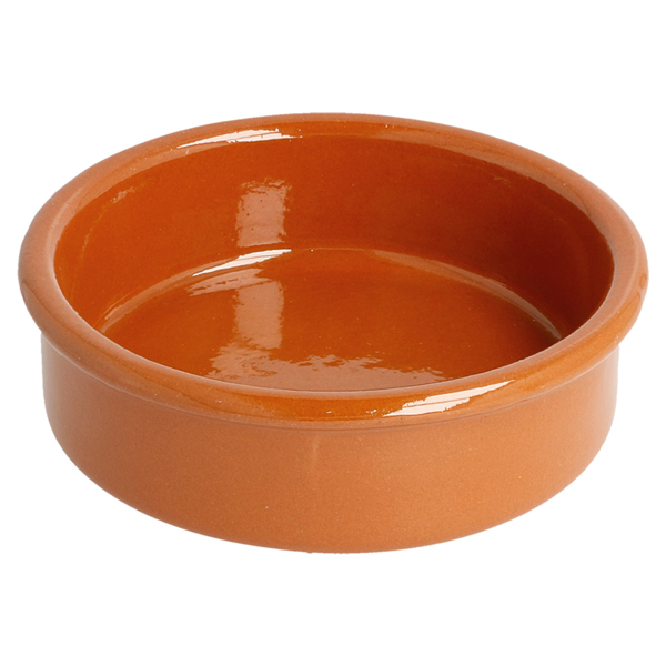 Garcia de pou RECIPIENTES DE LOZA PARA TAPAS 150 ML Ø 10 5x2 5 CM MARRÓN ROJIZO CERÁMICA (50 UNID.)