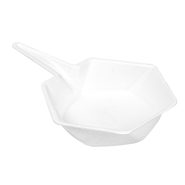 Garcia de pou RECIPIENTES HEXAGONALES 'BIONIC' 5 5x1 5 CM BLANCO BAGAZO (1000 UNID.)