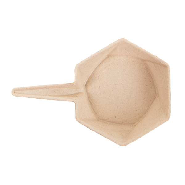 Garcia De Pou RECIPIENTES HEXAGONALES 'BIONIC' 5 5x1 5 CM NATURAL BAGAZO (1000 UNID.)