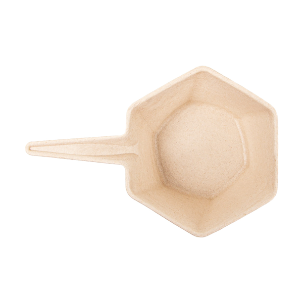 Garcia De Pou RECIPIENTES HEXAGONALES 'BIONIC' 5 5x3 CM NATURAL BAGAZO (1000 UNID.)