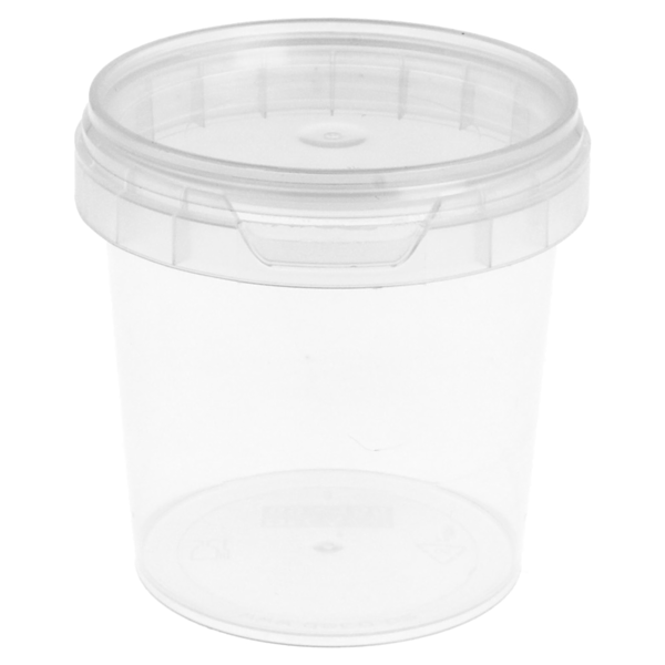 Garcia de pou RECIPIENTES INVIOLABLES + TAPAS 155 ML Ø 6 9x6 8 CM TRANSPARENTE PP (960 UNID.)
