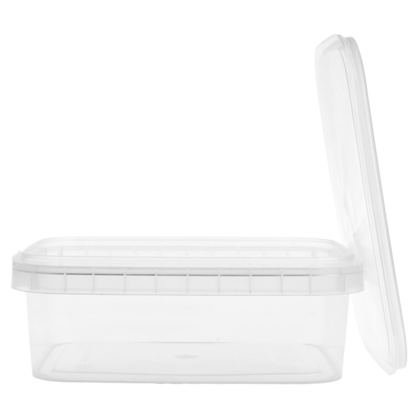 Garcia De Pou RECIPIENTES INVIOLABLES + TAPAS 270 ML 12x8 8x4 2 CM TRANSPARENTE PP (420 UNID.)