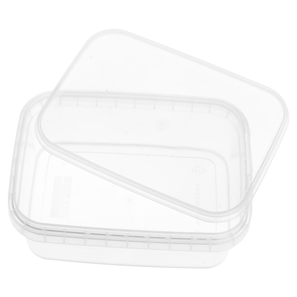Garcia De Pou RECIPIENTES INVIOLABLES + TAPAS 270 ML 12x8 8x4 2 CM TRANSPARENTE PP (420 UNID.)