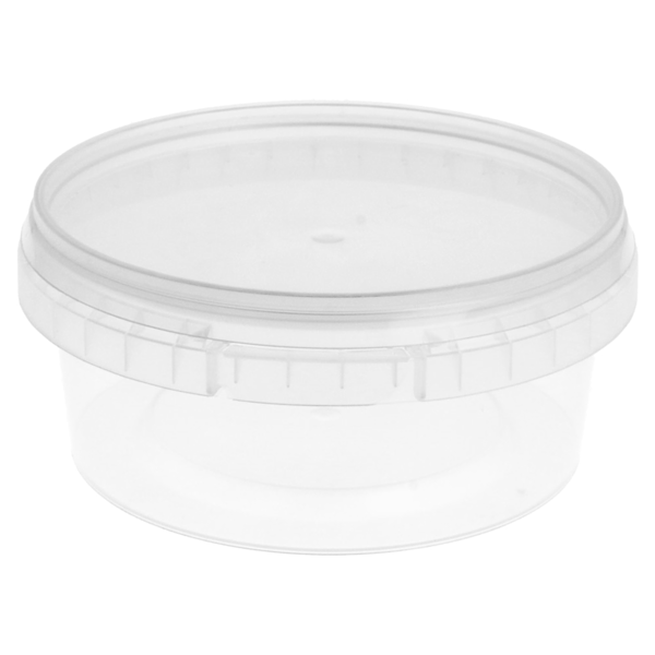 Garcia de pou RECIPIENTES INVIOLABLES + TAPAS 300 ML Ø 11 8x5 CM TRANSPARENTE PP (240 UNID.)