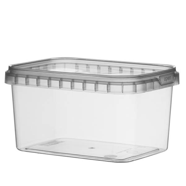 Garcia de pou RECIPIENTES INVIOLABLES + TAPAS 425 ML 13 8x9 8x5 1 CM TRANSPARENTE PP (318 UNID.)
