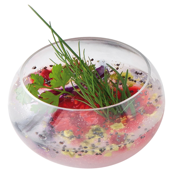 Garcia De Pou RECIPIENTES INYECTADOS "ESFERA" 75 ML 5 7x4 CM TRANSPARENTE APET (200 UNID.)