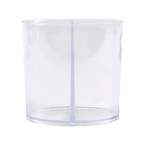 Garcia De Pou RECIPIENTES INYECTADOS REUTILIZABLES "ELIPSES" 2x60 ML 6 5x4 5x6 5 CM TRANSPARENTE PS (300 UNID.)