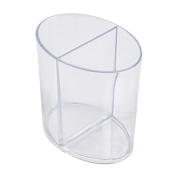 Garcia de pou RECIPIENTES INYECTADOS REUTILIZABLES "ELIPSES" 2x60 ML 6 5x4 5x6 5 CM TRANSPARENTE PS (300 UNID.)