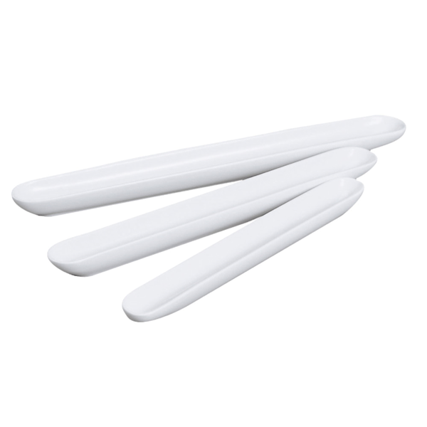 Garcia de pou RECIPIENTES OBLONGOS 41 CM BLANCO PORCELANA (4 UNID.)