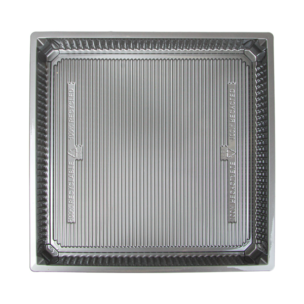 Garcia De Pou RECIPIENTES PARA "SUSHI" 1473 ML 26 5x26 5x3 CM PLATEADO RPET (140 UNID.)