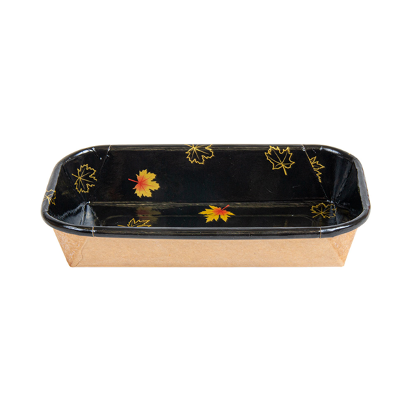 Garcia De Pou RECIPIENTES PARA "SUSHI" 20PE + 280 +16PE G/M2 14x8x2 4 CM NEGRO KRAFT (800 UNID.)