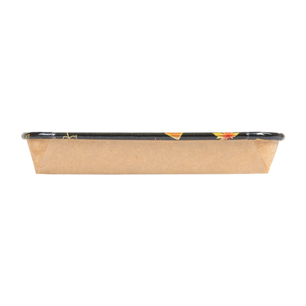 Garcia De Pou RECIPIENTES PARA "SUSHI" 20PE + 280 +16PE G/M2 16 5x11 5x2 4 CM NEGRO KRAFT (600 UNID.)