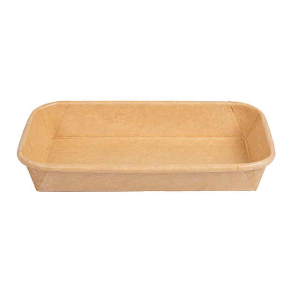 Garcia De Pou RECIPIENTES PARA "SUSHI" 20PE + 280 +16PE G/M2 16x9 1x2 4 CM NATURAL KRAFT (800 UNID.)