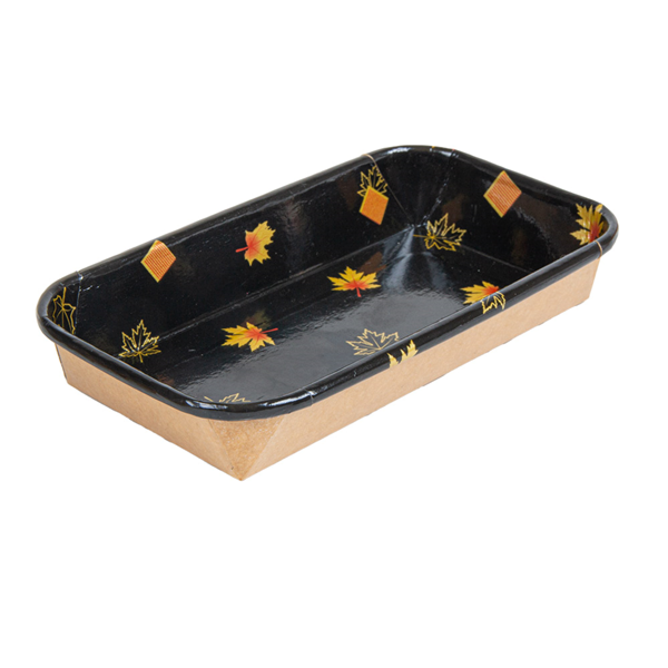 Garcia de pou RECIPIENTES PARA "SUSHI" 20PE + 280 +16PE G/M2 16x9 1x2 4 CM NEGRO KRAFT (800 UNID.)