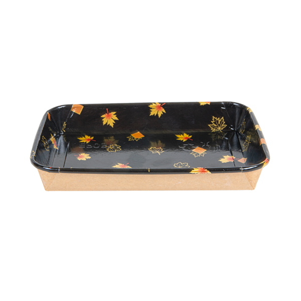 Garcia De Pou RECIPIENTES PARA "SUSHI" 20PE + 280 +16PE G/M2 18 5x12 9x2 4 CM NEGRO KRAFT (600 UNID.)