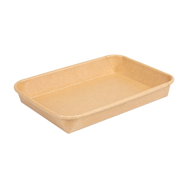 Garcia de pou RECIPIENTES PARA"SUSHI" 20PE + 280 +16PE G/M2 18 5x12 9x2 4 CM NATURAL KRAFT (600 UNID.)