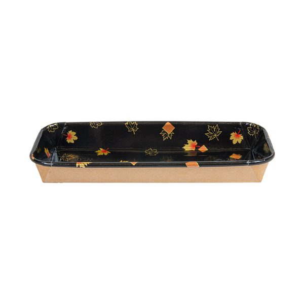 Garcia De Pou RECIPIENTES PARA "SUSHI" 20PE + 280 +16PE G/M2 22 1x9 1x2 4 CM NEGRO KRAFT (600 UNID.)