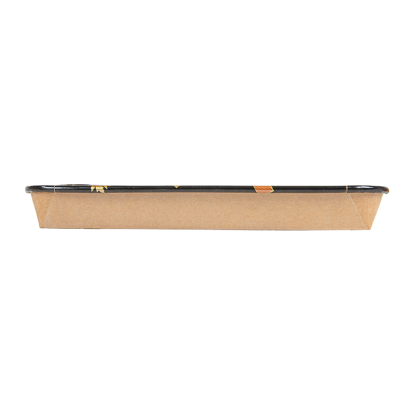 Garcia De Pou RECIPIENTES PARA "SUSHI" 20PE + 280 +16PE G/M2 22 1x9 1x2 4 CM NEGRO KRAFT (600 UNID.)