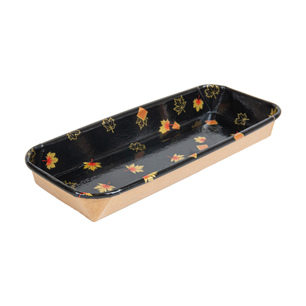 Garcia de pou RECIPIENTES PARA "SUSHI" 20PE + 280 +16PE G/M2 22 1x9 1x2 4 CM NEGRO KRAFT (600 UNID.)