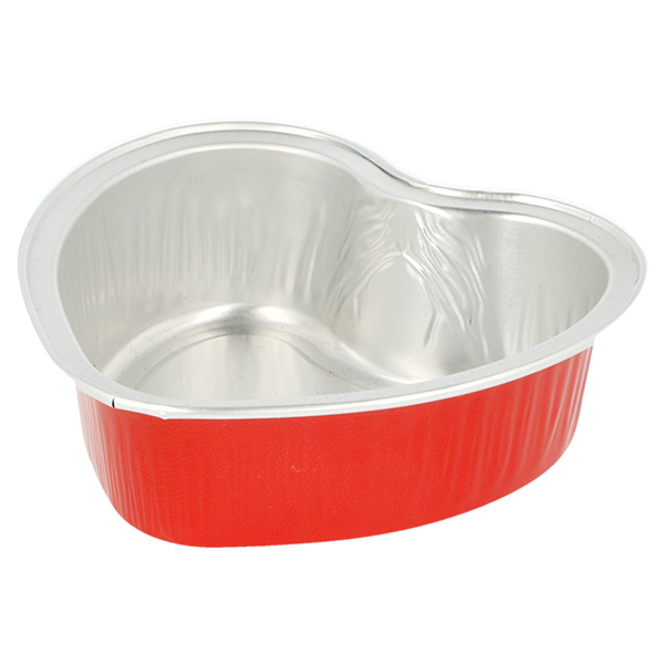 Garcia De Pou RECIPIENTES PASTELERÍA 100 ML 8 8x7 8x3 CM ROJO ALUMINIO (100 UNID.)