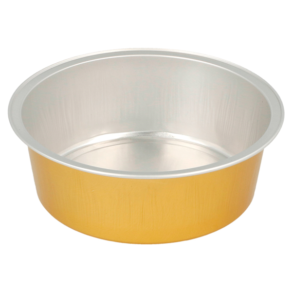 Garcia de pou RECIPIENTES PASTELERÍA 150 ML Ø9 3x3 3 CM PLATA/ORO ALUMINIO (100 UNID.)