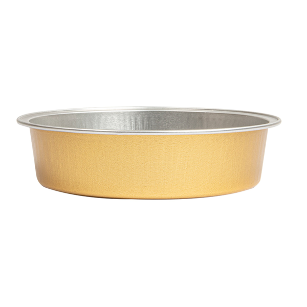 Garcia De Pou RECIPIENTES PASTELERÍA 215 ML Ø11 8x3 CM PLATA/ORO ALUMINIO (100 UNID.)