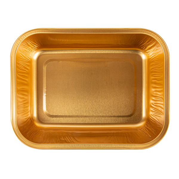 Garcia De Pou RECIPIENTES PASTELERÍA 280 ML 13 5x10 2x3 5 CM ORO/NEGRO ALUMINIO (100 UNID.)