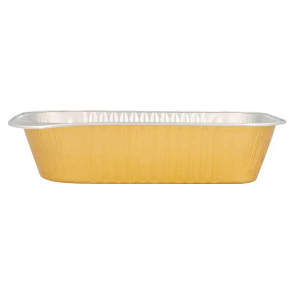 Garcia De Pou RECIPIENTES PASTELERÍA 620 ML 18 8x12 8x4 5 CM PLATA/ORO ALUMINIO (100 UNID.)
