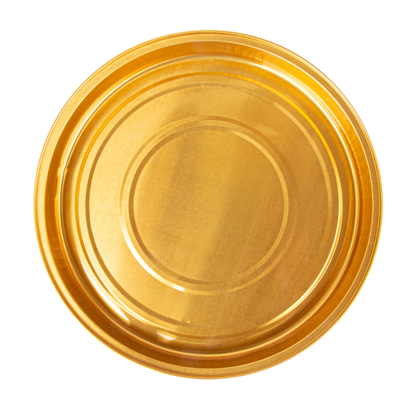 Garcia De Pou RECIPIENTES PASTELERÍA 900 ML Ø24 2x2 7 CM ORO/NEGRO ALUMINIO (50 UNID.)
