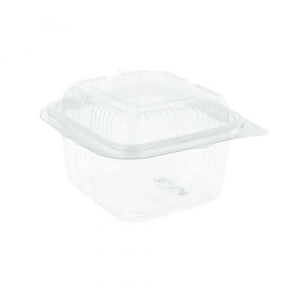 Garcia de pou RECIPIENTES PASTELERÍA + TAPA 375 ML 11 3x12x7 4 CM TRANSPARENTE RPET (700 UNID.)