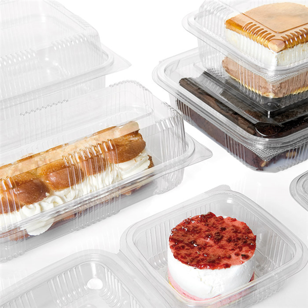 Garcia De Pou RECIPIENTES PASTELERÍA + TAPA 500 ML 11 5x15 3x9 CM TRANSPARENTE RPET (800 UNID.)