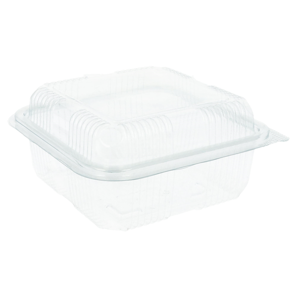 Garcia De Pou RECIPIENTES PASTELERÍA + TAPA 600 ML 14x14x7 2 CM TRANSPARENTE RPET (700 UNID.)