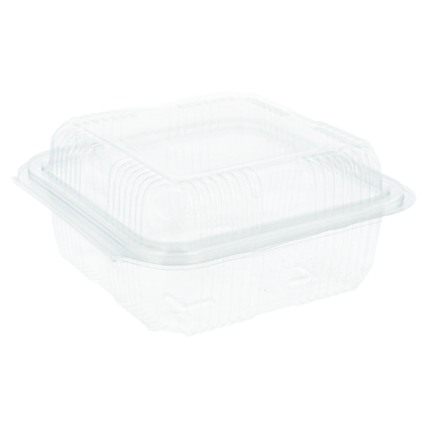 Garcia De Pou RECIPIENTES PASTELERÍA + TAPA 600 ML 14x14x7 2 CM TRANSPARENTE RPET (700 UNID.)