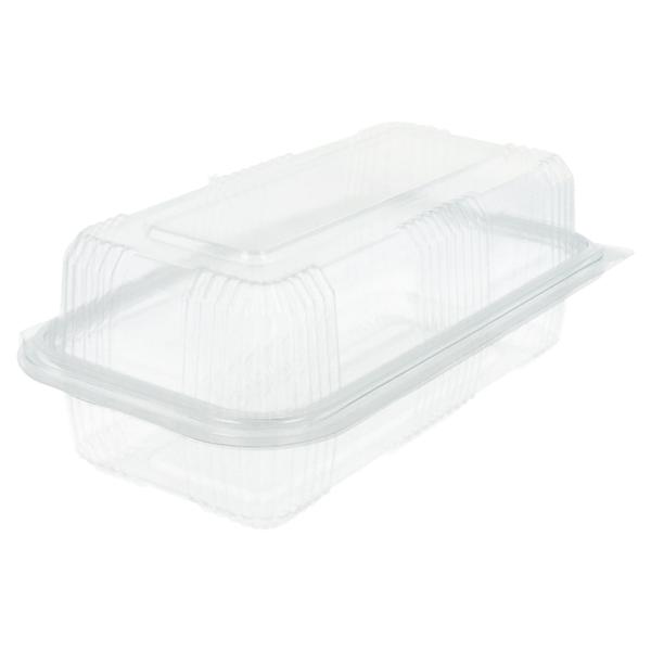 Garcia De Pou RECIPIENTES PASTELERÍA + TAPA 750 ML 10 8x20 5x7 5 CM TRANSPARENTE RPET (600 UNID.)