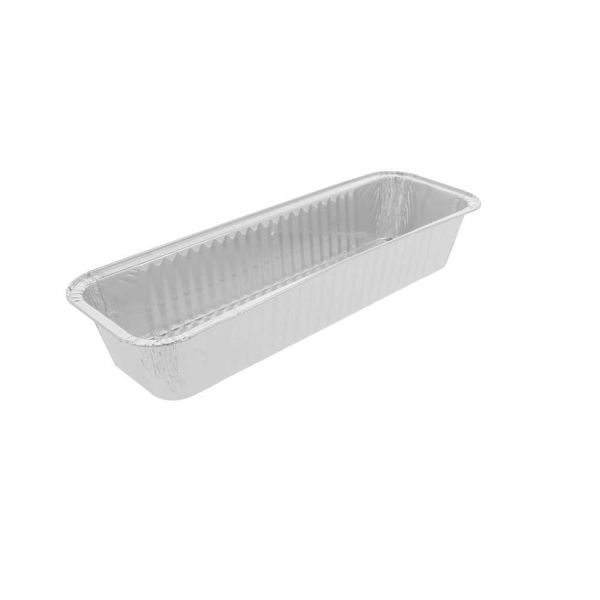 Garcia de pou RECIPIENTES PLUM CAKE 1070 ML 31/26 8x10 3x5 CM ALUMINIO (100 UNID.)