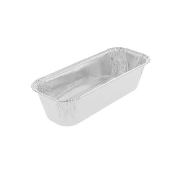 Garcia de pou RECIPIENTES PLUM CAKE 600 ML 20 6/17 5x8 6x5 1 CM ALUMINIO (100 UNID.)