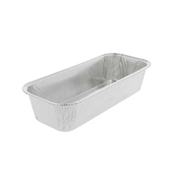 Garcia de pou RECIPIENTES PLUM CAKE 800 ML 23 8/20 5x10x5 CM ALUMINIO (100 UNID.)