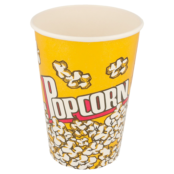 Garcia De Pou RECIPIENTES POPCORN 1380 ML 230 +20 PE G/M2 Ø 12/8 8x17 5 CM CARTONCILLO (500 UNID.)