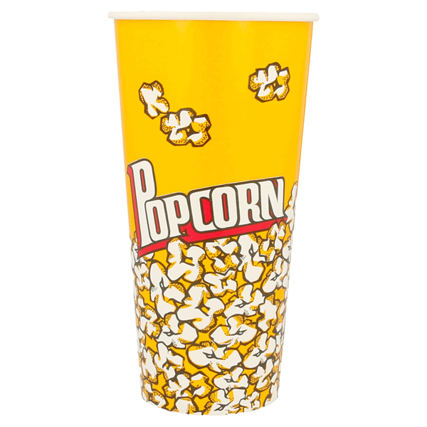 Garcia De Pou RECIPIENTES POPCORN 720 ML 230 +20 PE G/M2 Ø 9 5/6 5x17 7 CM CARTONCILLO (1000 UNID.)