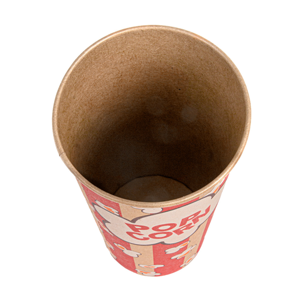 Garcia De Pou RECIPIENTES POPCORN 720 ML 230 +20 PE G/M2 Ø 9 5/6 5x17 7 CM KRAFT (1000 UNID.)