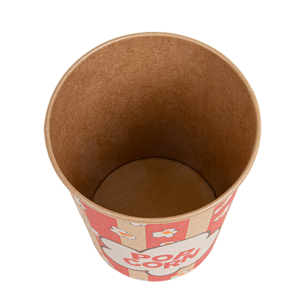 Garcia De Pou RECIPIENTES POPCORN 960 ML 230 +20 PE G/M2 Ø 11 6/8 8x14 2 CM KRAFT (500 UNID.)