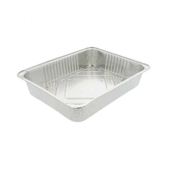 Garcia de pou RECIPIENTES RECTANGULARES 2100 ML 26 7x20 9x5 CM ALUMINIO (600 UNID.)