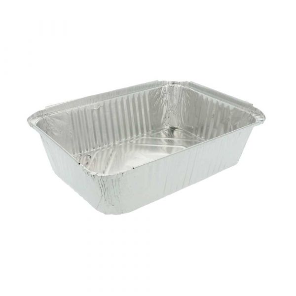 Garcia de pou RECIPIENTES RECTANGULARES 2300 ML 25 5x18 5x6 CM ALUMINIO (400 UNID.)